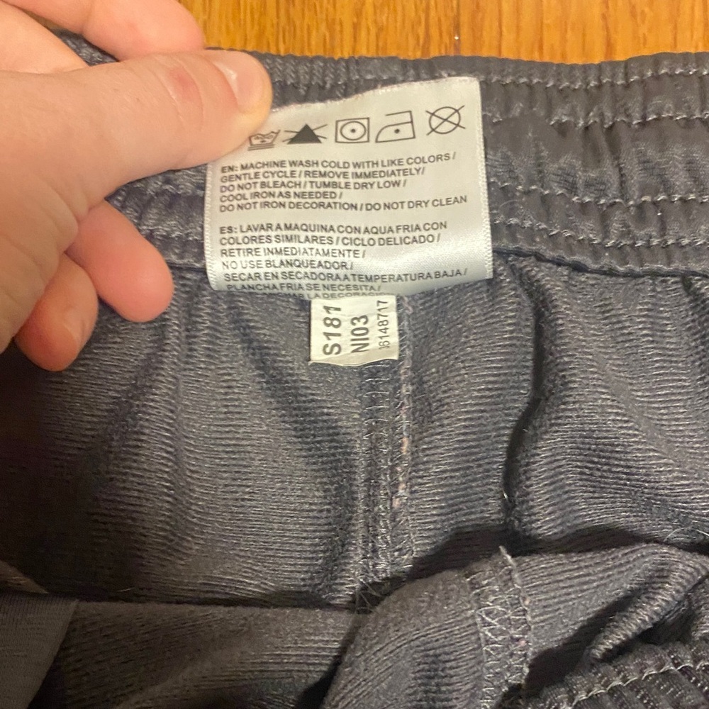AND1 Black and Gray Track Pants size large - Picture 4 of 5